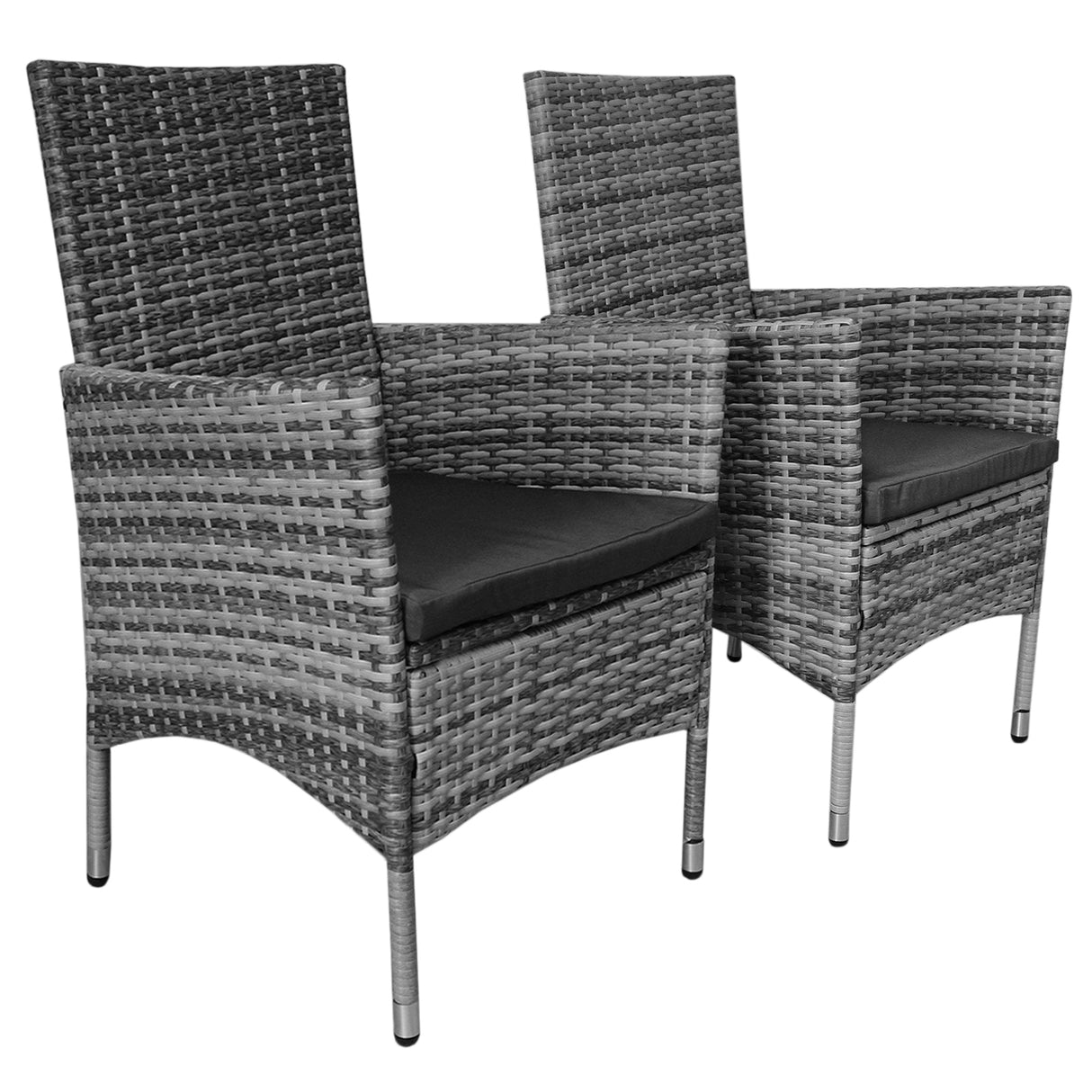 Jardí Rattan Bistro Set Grey - Used - Good