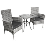 Jardí Rattan Bistro Set Light Grey - Used - Good