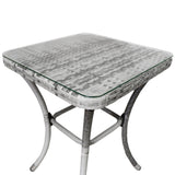Jardí Rattan Bistro Set Light Grey - Like New