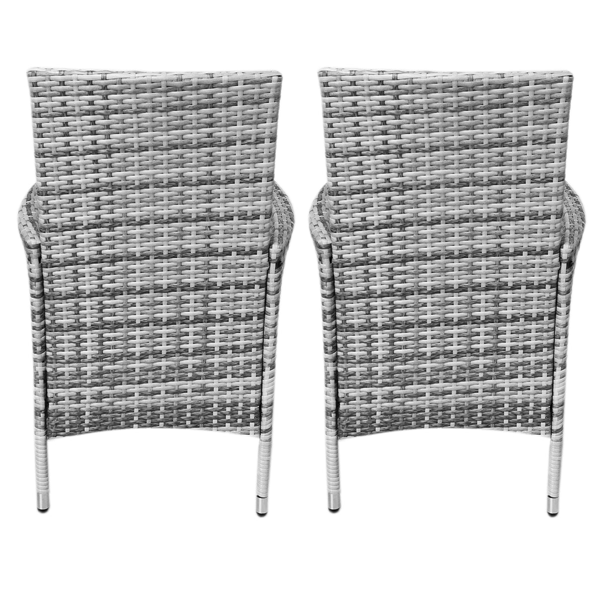 Jardí Rattan Bistro Set Light Grey - Like New