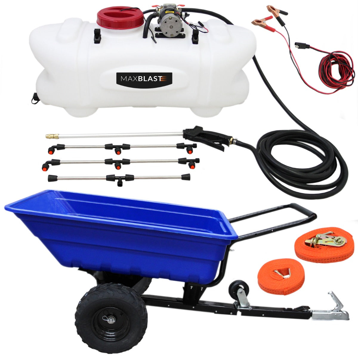 Off Road ATV Trailer and 60 Ltr Sprayer Bundle - Used - Good