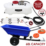 ATV Tipping Trailer & 60 Litre Sprayer - Like New