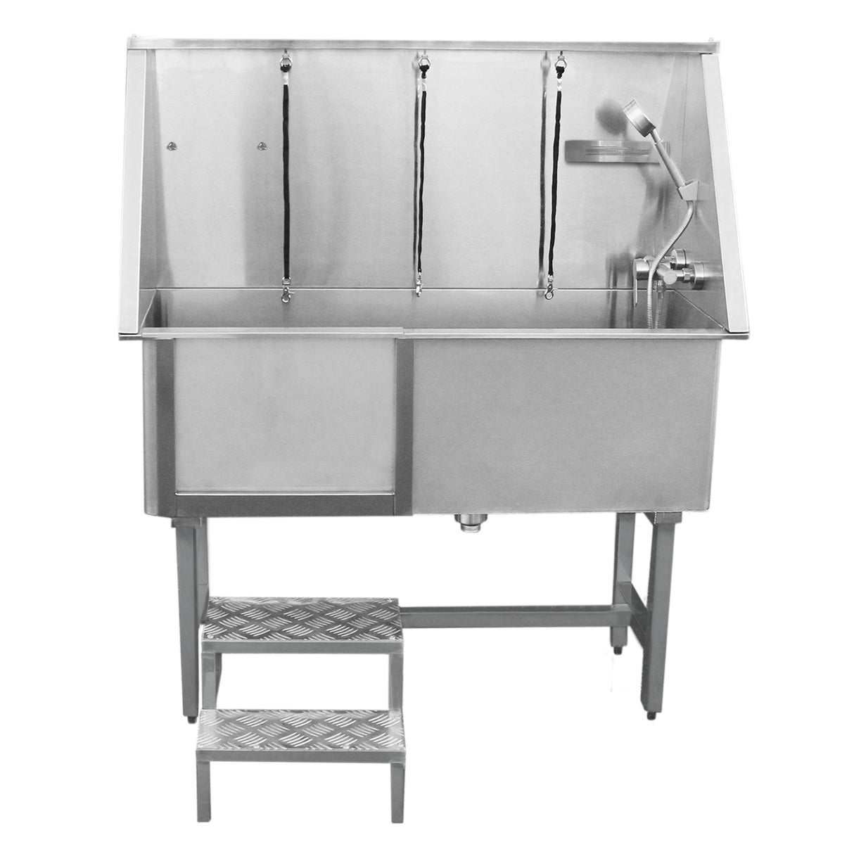 Pet Dog Bath Steel Tub Washing Station 400mm - Like New