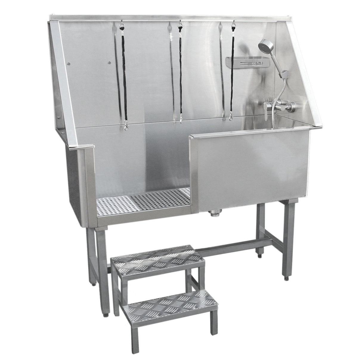 Pet Dog Bath Steel Tub Washing Station 400mm - Like New