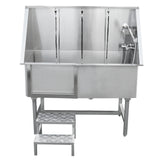 Dog Grooming Bath Steel Pet Wash Station 600mm - Used - Good