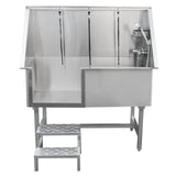 Dog Grooming Bath Steel Pet Wash Station 600mm - Like New