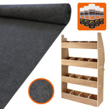 11sqm Anthracite Van Lining, Glue & Citroen Berlingo Rack - Used - Good