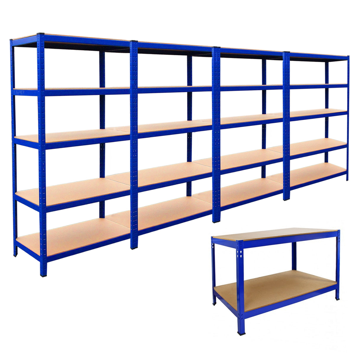 4 x T-Rax 90 x 45 x 180cm Racks & Workbench - Used - Very Good