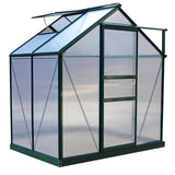 Greenhouse 6ft x 4ft (Green) With Base & Racking - Used - Good