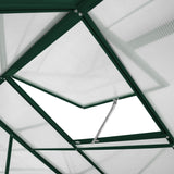 Greenhouse Polycarbonate 6ft x 8ft With Base (Green) - Used - Acceptable