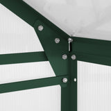 Greenhouse Polycarbonate 6ft x 10ft With Base (Green) - Used - Acceptable