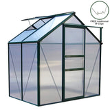 Greenhouse Polycarbonate 6ft x 4ft (Green) - Used - Acceptable