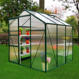 Greenhouse Polycarbonate 6ft x 6ft (Green) - Used - Acceptable