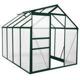 Greenhouse 6ft x 8ft (Green) & Racking - Like New