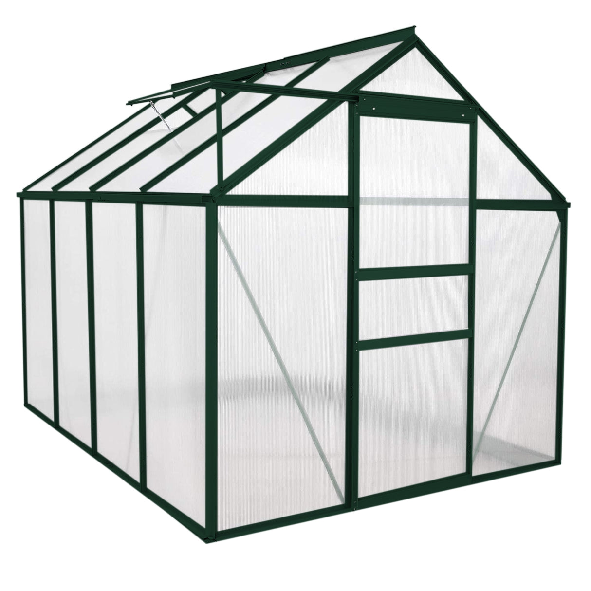 Greenhouse Polycarbonate 6ft x 8ft (Green) - Used - Very Good