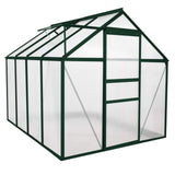 Greenhouse Polycarbonate 6ft x 8ft (Green) - Used - Acceptable