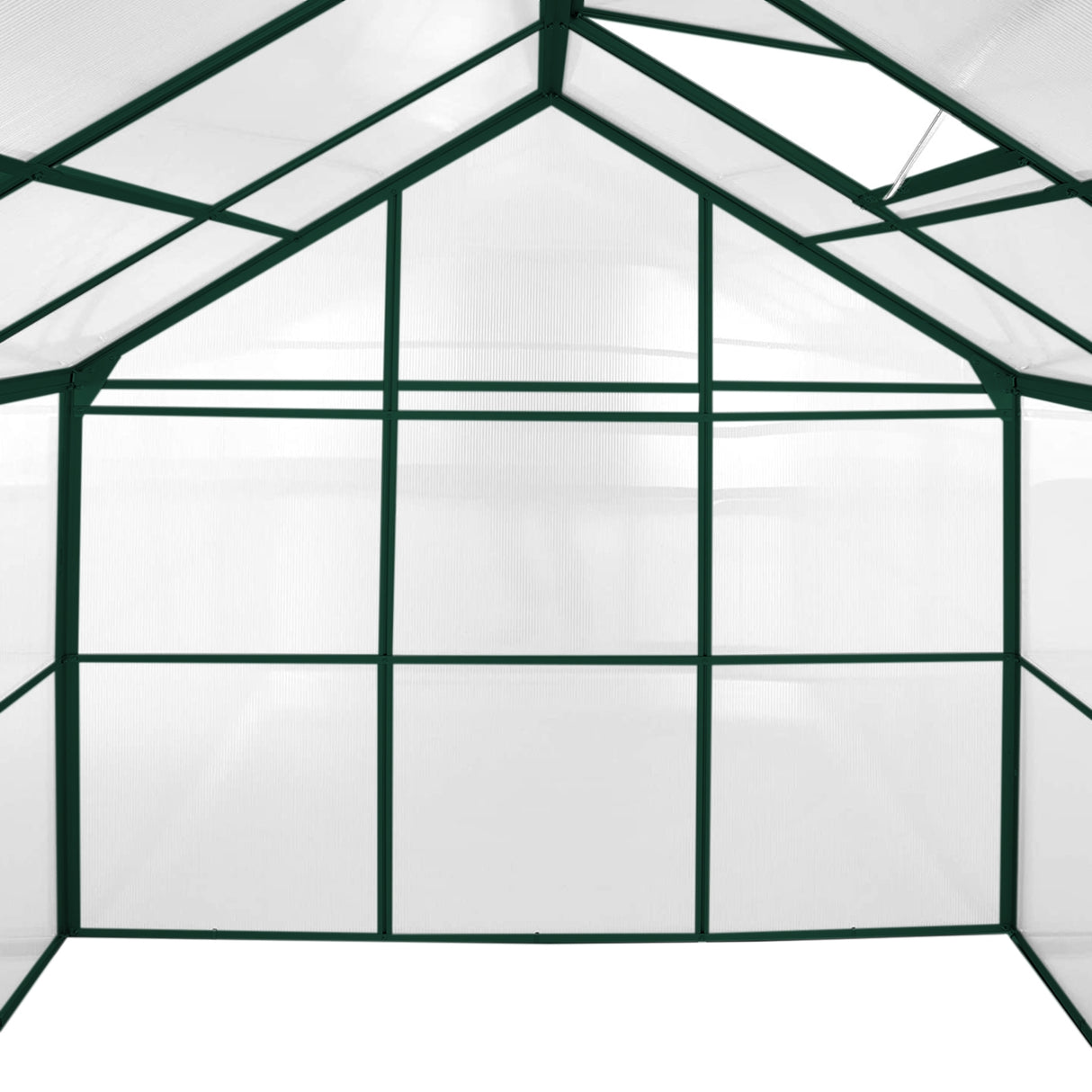 Greenhouse Polycarbonate 6ft x 8ft (Green) - Like New