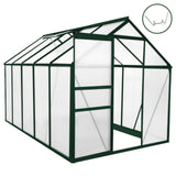 Greenhouse Polycarbonate 6ft x 10ft (Green) - Like New
