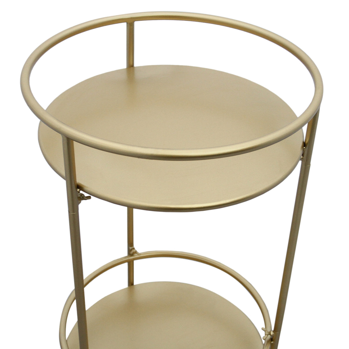 Gold Drinks Trolley Bar Cart - Small - Used - Very Good