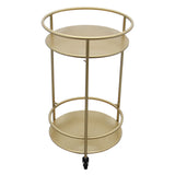 Gold Drinks Trolley Bar Cart - Small - Used - Very Good
