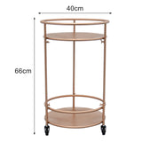 Rose Gold Drinks Trolley Bar Cart - Small - Used - Good