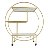 Gold Drinks Trolley Bar Cart - Large - Used - Very Good