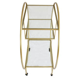 Gold Drinks Trolley Bar Cart - Large - Used - Very Good