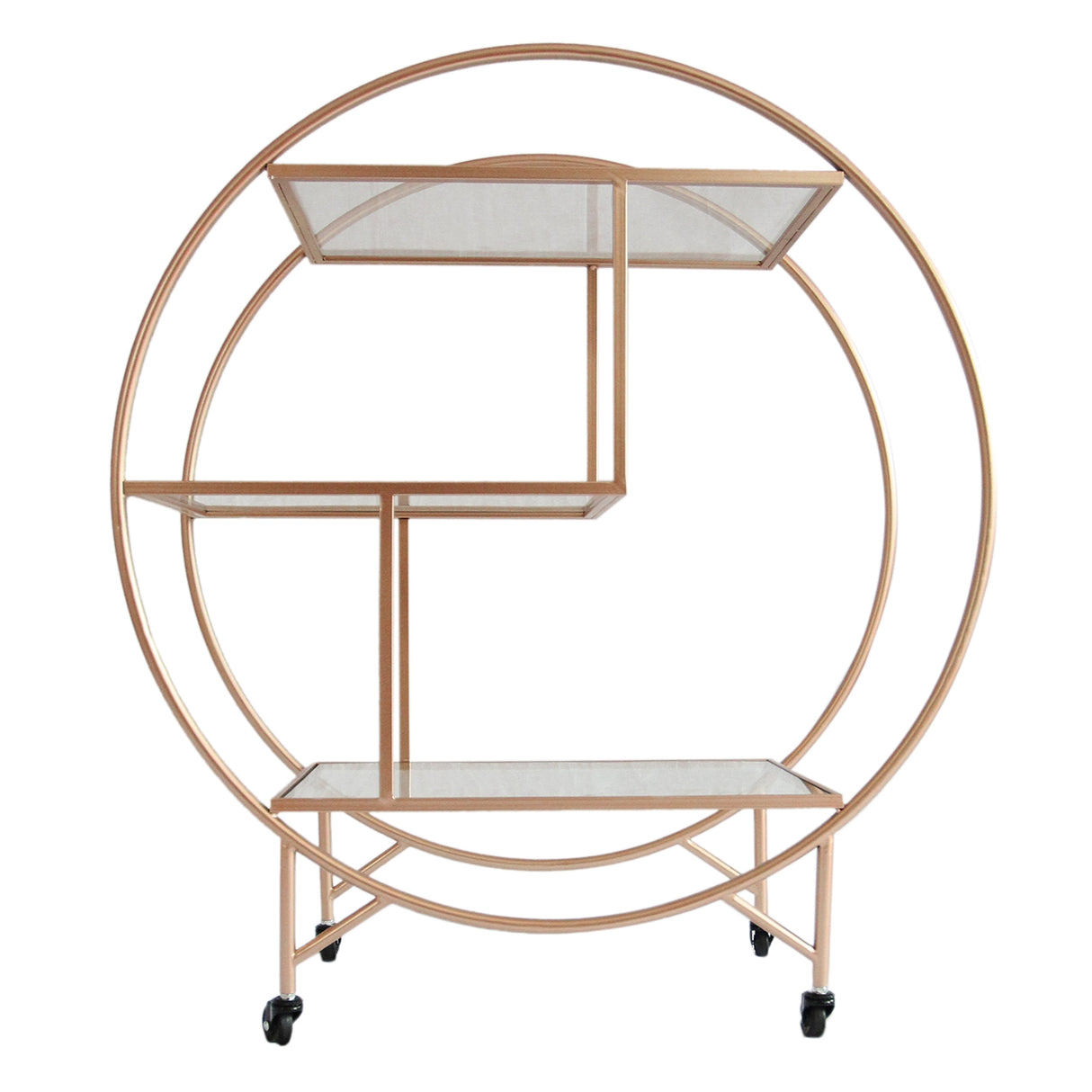 Rose Gold Drinks Trolley Bar Cart - Large - Used - Very Good