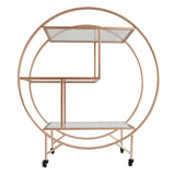 Rose Gold Drinks Trolley Bar Cart - Large - Used - Very Good