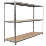 Galvanised Steel Heavy-Duty Racking Unit - Used - Acceptable