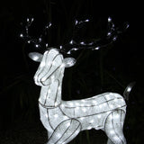 Light Up Reindeer Stag, Doe & Snowman Set - Used - Acceptable