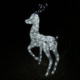 Light Up Reindeer Stag, Doe & Snowman Set - Used - Very Good