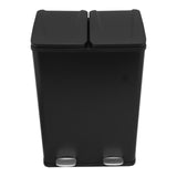 60L Dual Pedal Bin In Black - Like New