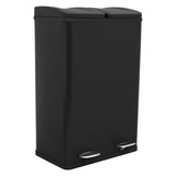 60L Dual Pedal Bin In Black - Like New