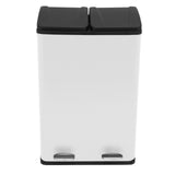 60L Dual Pedal Bin In White - Used - Acceptable