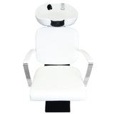 Salon Backwash Chair White - Like New