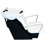Salon Backwash Chair White - Like New