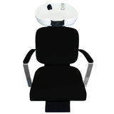 Salon Backwash Chair In Black - Like New