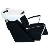 Salon Backwash Chair In Black - Like New