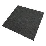 40 x Carpet Tiles 10m2 / Scarlet Red & Charcoal Black - Used - Very Good
