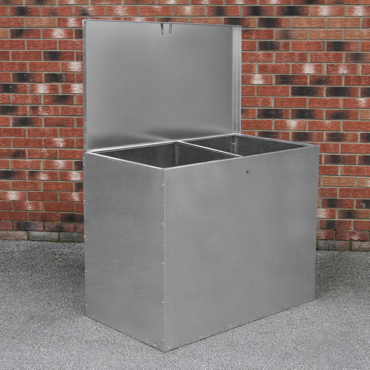 Galvanised Feed Store 2 Compartments - Used - Very Good