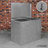 Galvanised Feed Store 2 Compartments - Used - Very Good