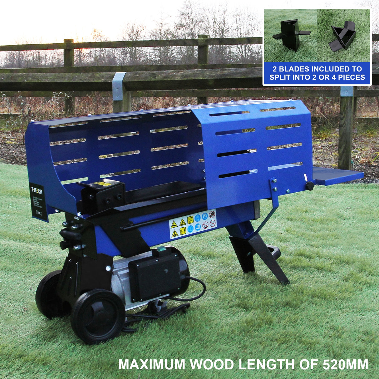 T-Mech 7T Log Splitter 520mm - Used - Acceptable