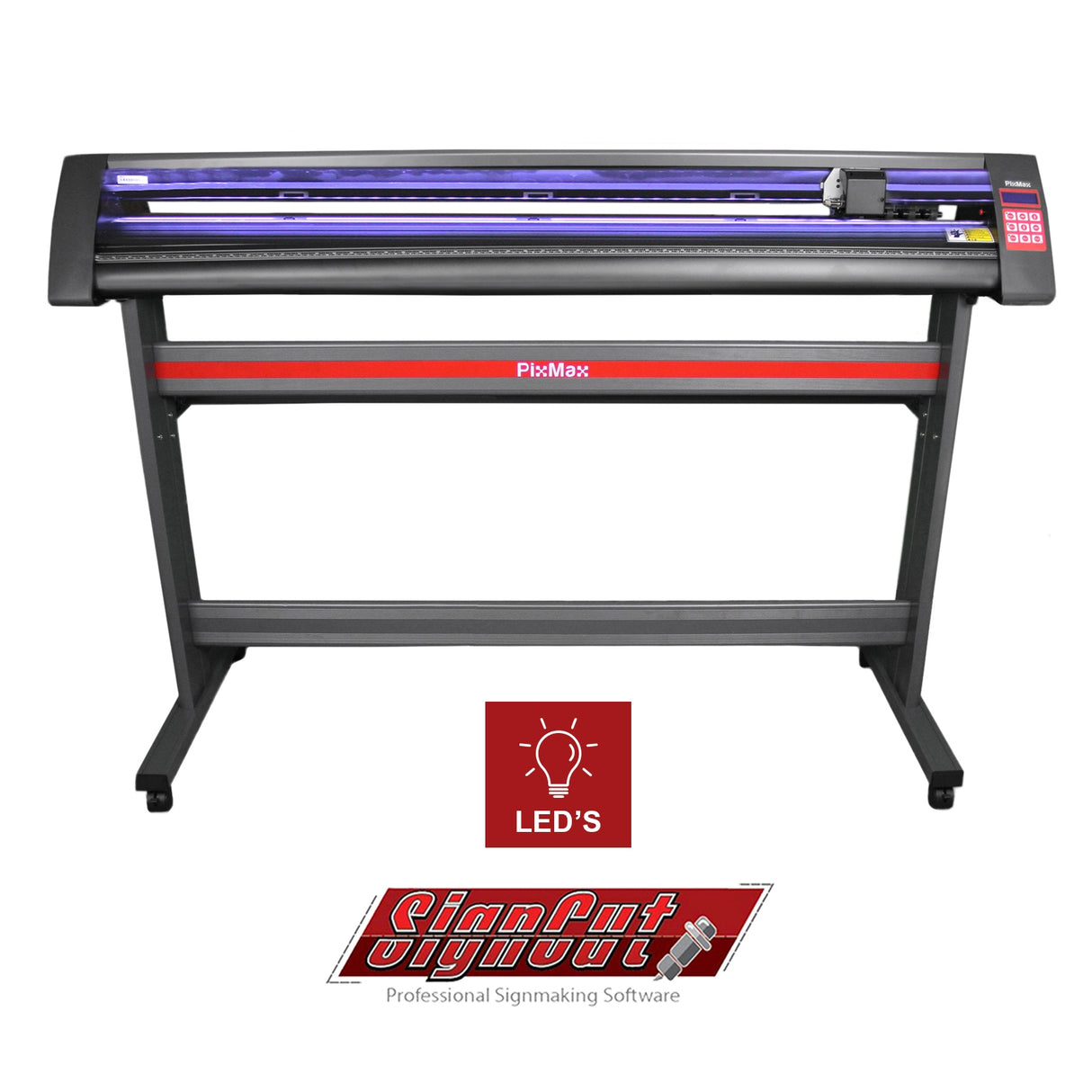 1350 Vinyl Cutter with Stand, Signcut pro & LED Light Guide - Like New
