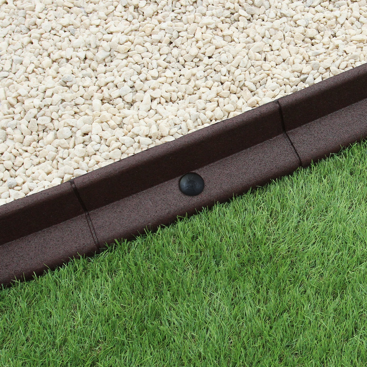 Flexible Lawn Edging Brown 1.2m x 4 - Used - Acceptable