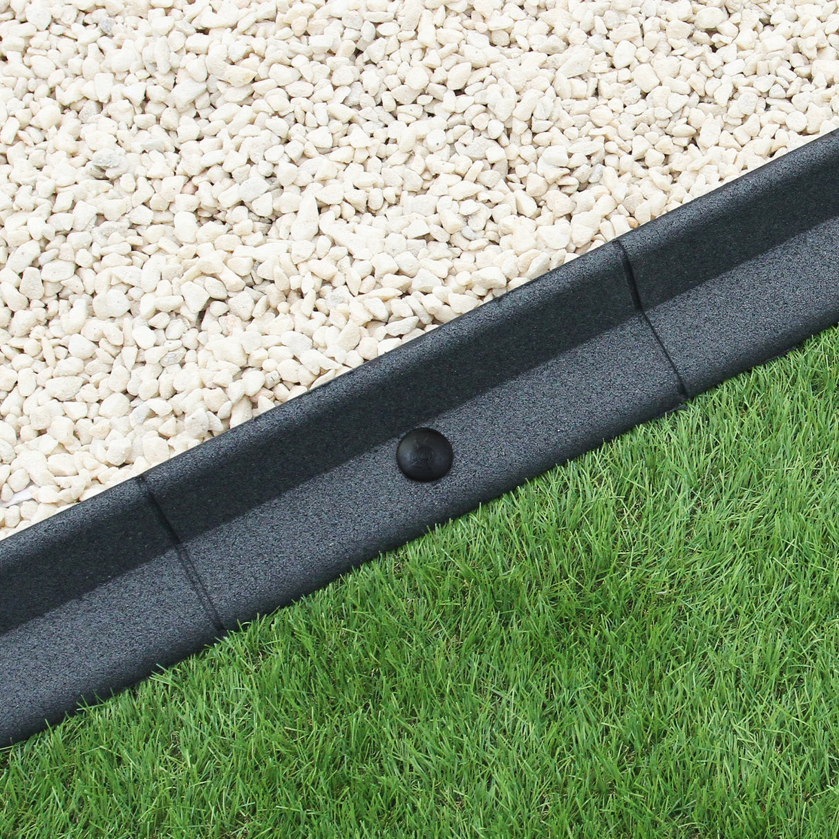 Flexible Lawn Edging Grey 1.2m x 6 - Like New