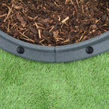 Flexible Lawn Edging Grey 1.2m x 6 - Like New