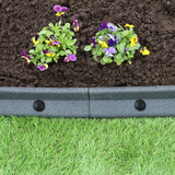 Flexible Lawn Edging Grey 1.2m x 6 - Like New