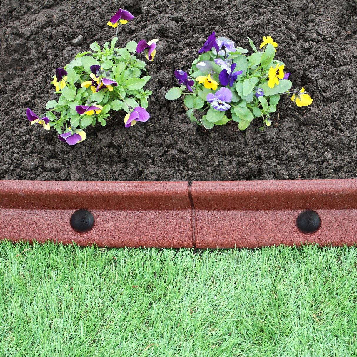 Flexible Lawn Edging Terracotta 1.2m x 6 - Like New