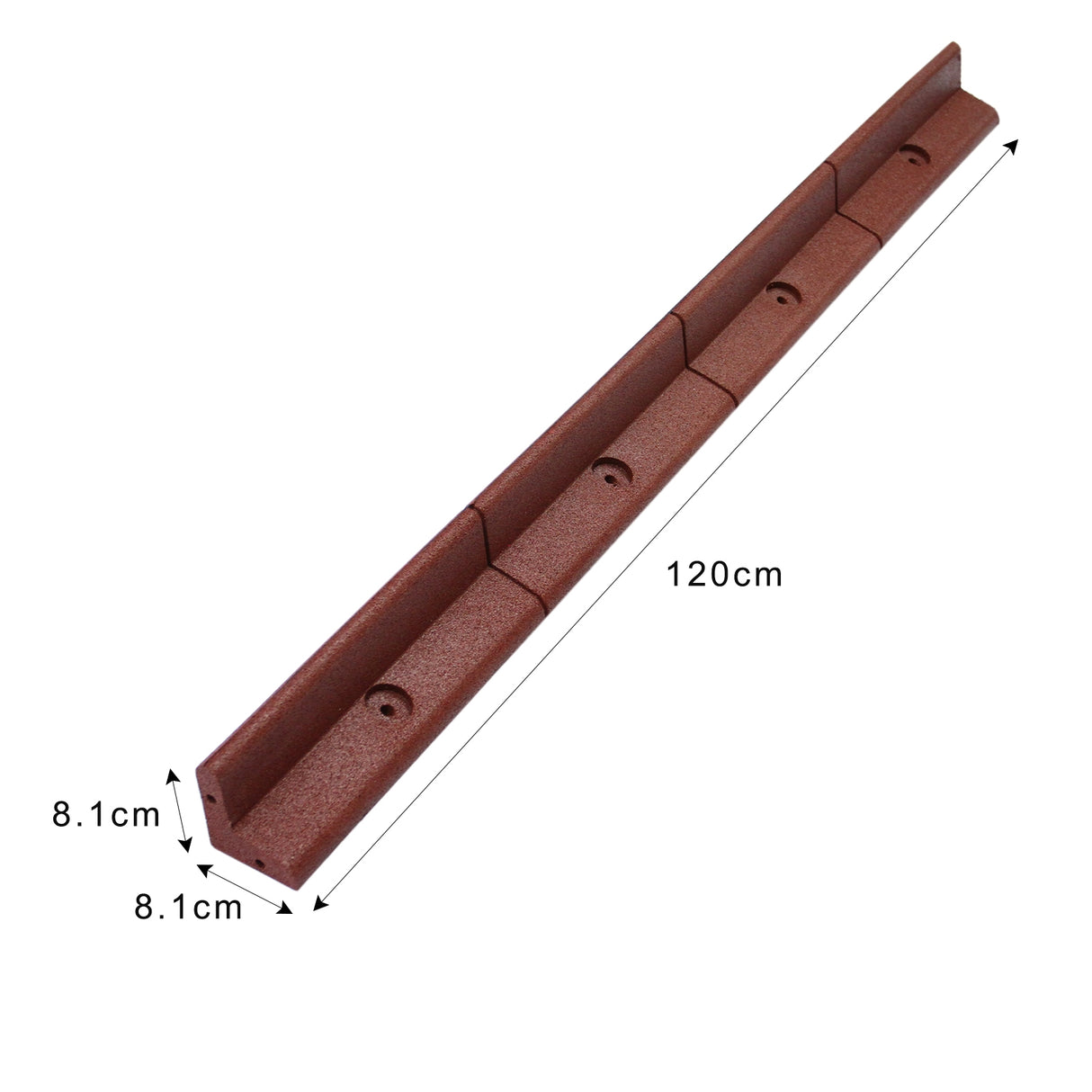 Flexible Lawn Edging Terracotta 1.2m x 6 - Like New